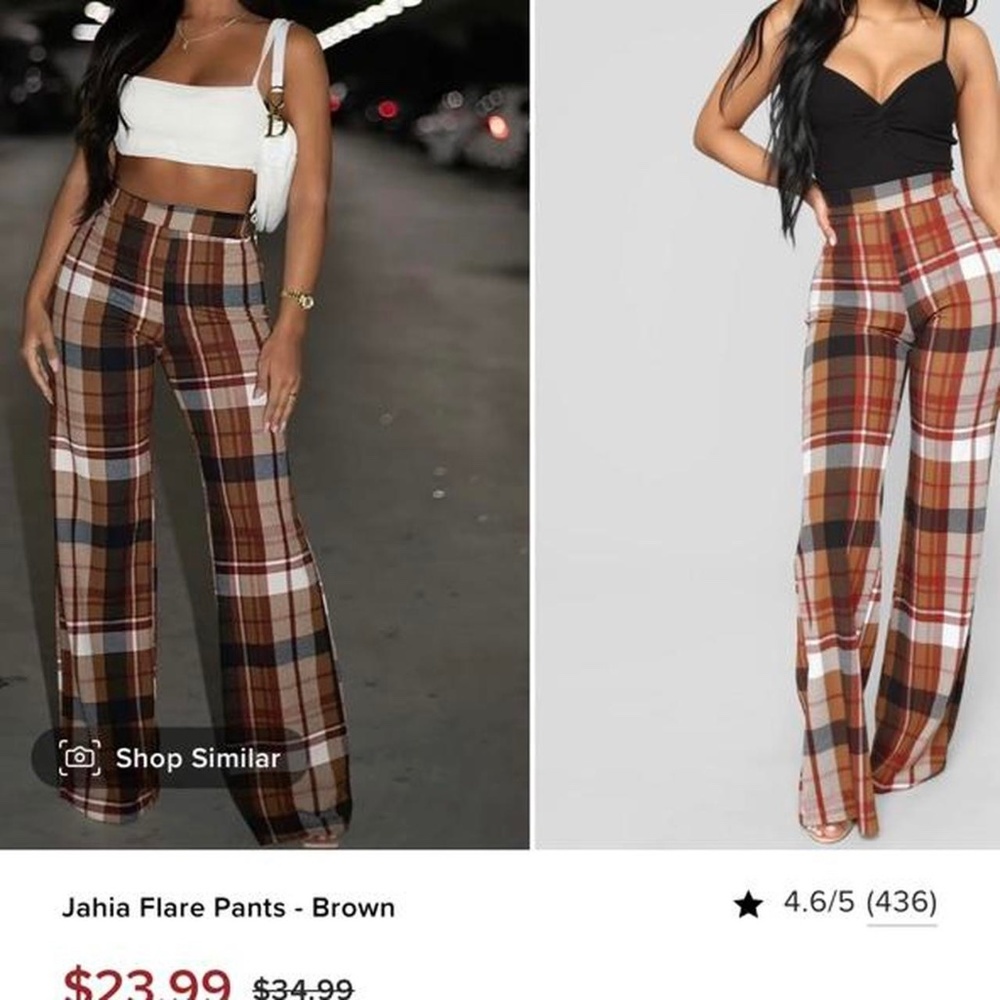 Fashionnova “Jahia flare pants” brand new.